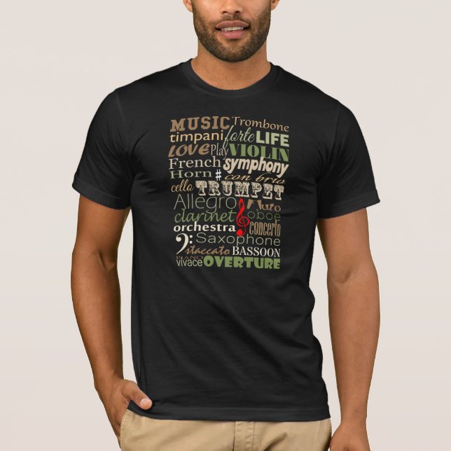 T-shirt de musique (Devant)