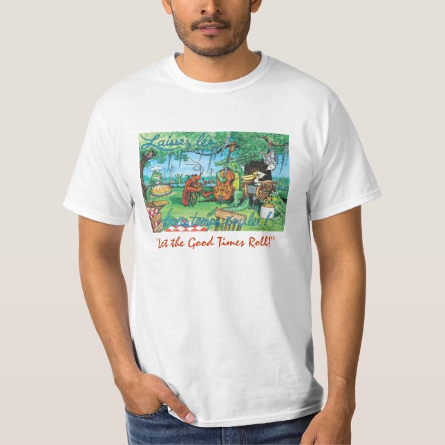 T-shirt de musique de Cajun (Devant)