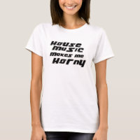 T-shirt de musique de maison du club de danse de