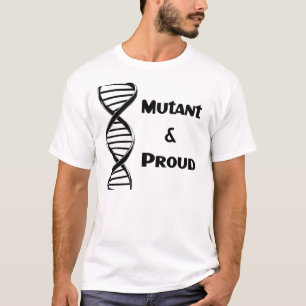 T-shirt de mutant et d'hommes fiers