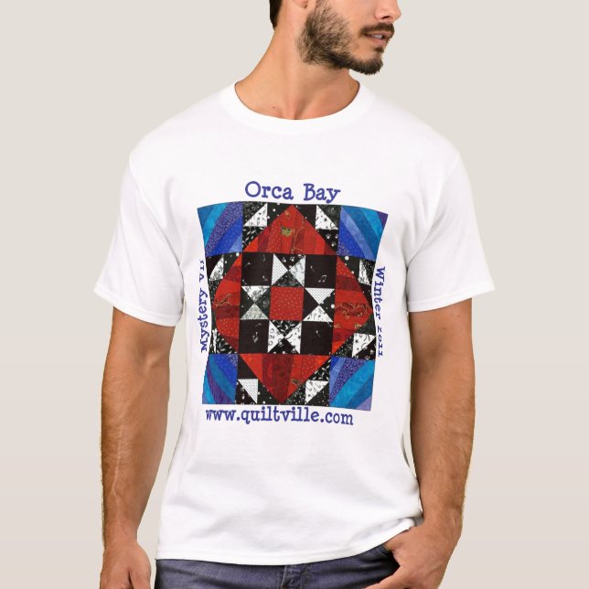 T-shirt de mystère de baie d'orque (Devant)