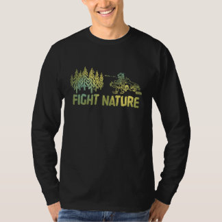 T-shirt de "nature de combat" de grève