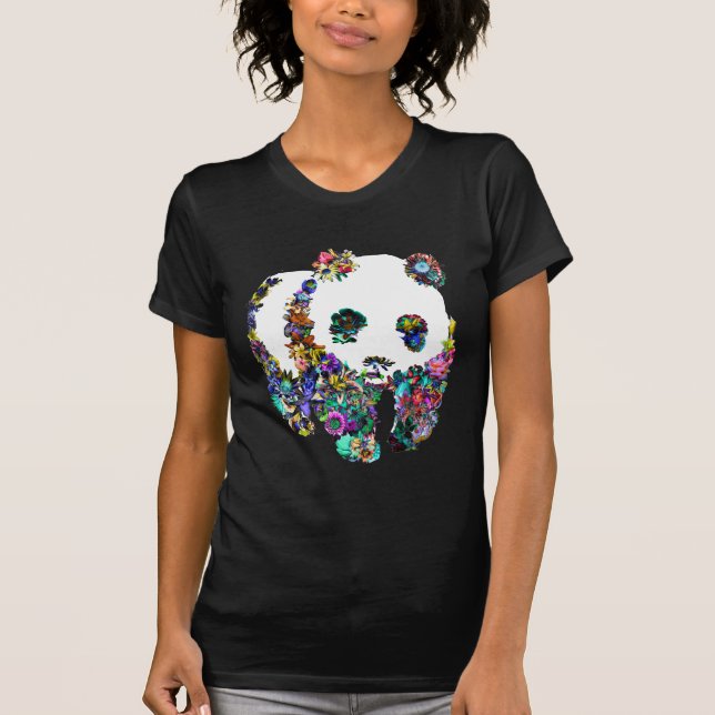 T-shirt de nature de panda (Devant)
