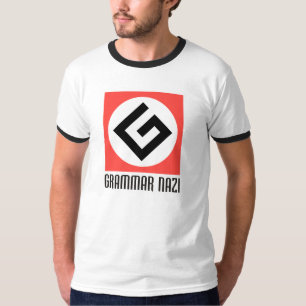 T-shirt de nazi de grammaire
