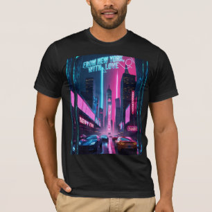 T-shirt De New York, avec amour - Bold NYC Pride