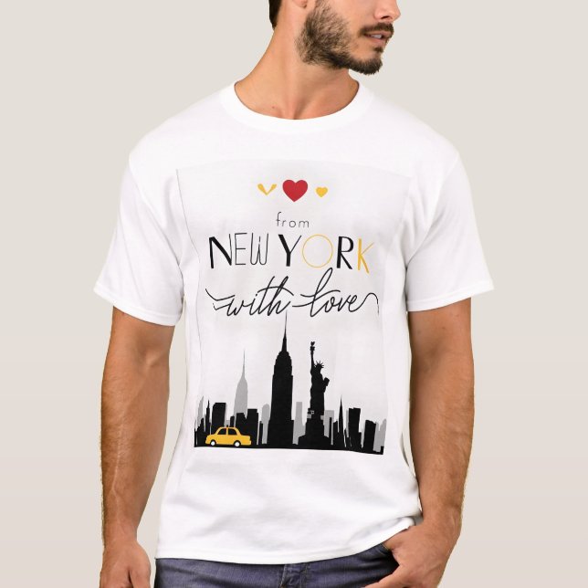 T-shirt De New York, avec Amour - Coney Island Vibes (Devant)