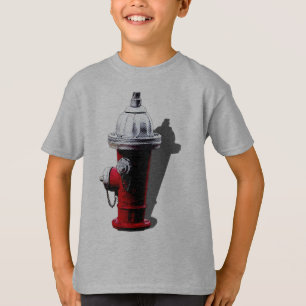 T-shirt de New York de bouche d'incendie rouge