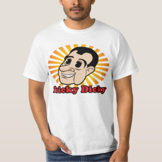 T-shirt de Nixon de bande dessinée