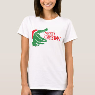 T-shirt de Noël de l'alligator