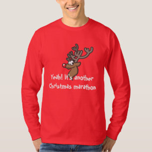 T-shirt de Noël de Rudolph des hommes