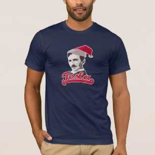 T-shirt de Noël de Tesla