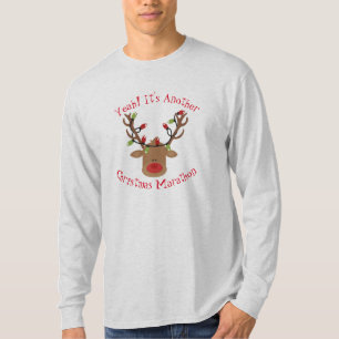 T-shirt de Noël des Mens Rudolph