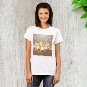 T-Shirt De Noël Et Tinsel Femme