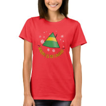 T-shirt de Noël féminin Elf Favorite souriant