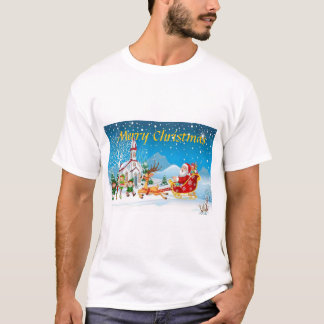 t-shirt de Noël festif