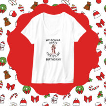 T-shirt de Noël - Fête comme son anniversaire