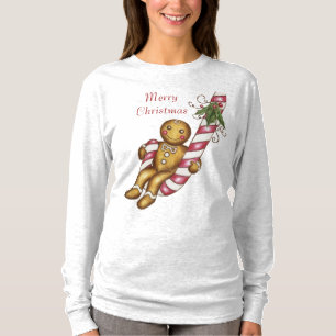 T-shirt de Noël Gingerbread Joyeux Noël