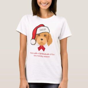 T-shirt de Noël Goldendoodle