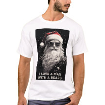 T-SHIRT DE NOËL : "J'AIME UN HOMME AVEC UNE BARRE"