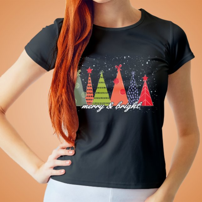 T-shirt de Noël joyeux et lumineux (Créateur téléchargé)
