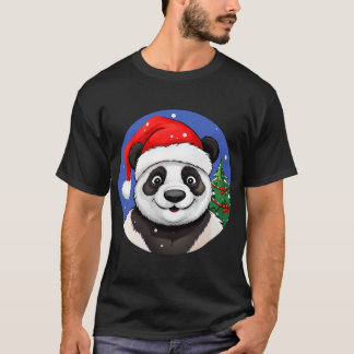 T-Shirt de Noël Pandas