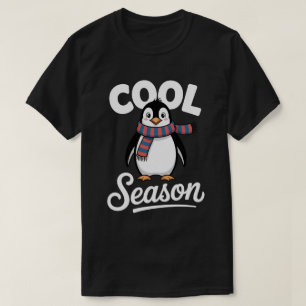T-shirt de Noël Penguin Cool Season