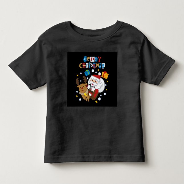 t-shirt de Noël pour bébé/tout-petit (Devant)