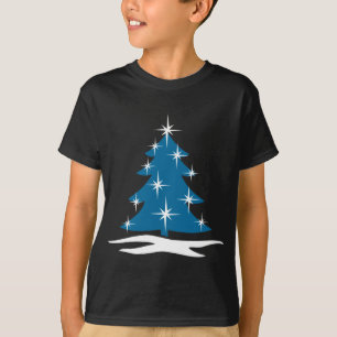 T-shirt de Noël pour enfants Blue Holiday Classic 