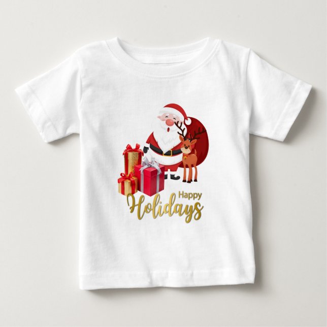 T-shirt de Noël pour les jeunes enfants (Devant)