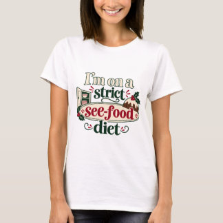 T-shirt de Noël pour un régime strict de fruits de