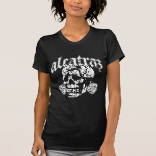 T-shirt de noir de logo de conception de crâne