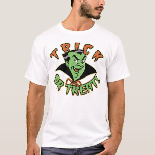 T-shirt de noir de vampire de bande dessinée