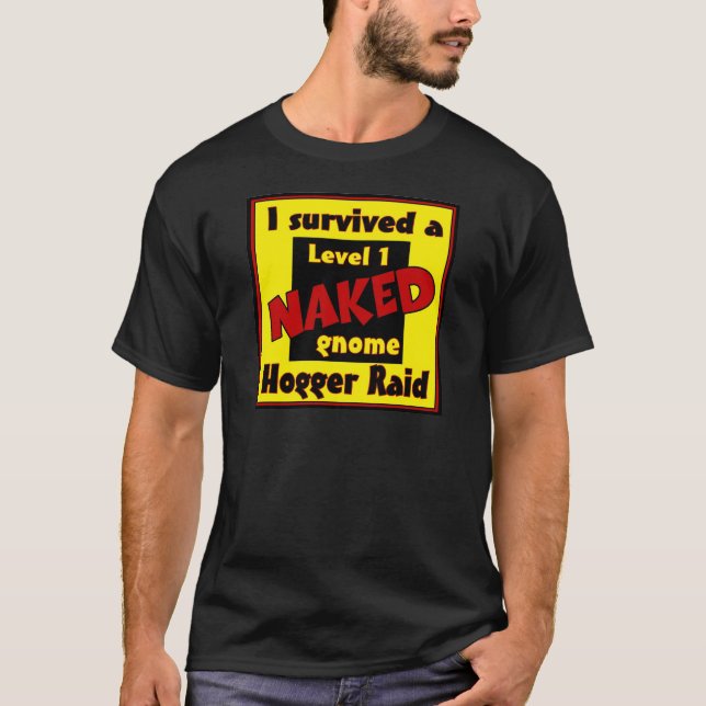 T-shirt de noir d'incursion de Hogger (Devant)