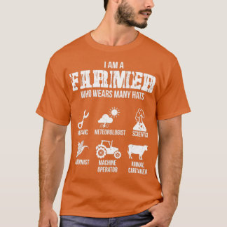 T-shirt De nombreux Casquettes de l'agriculteur