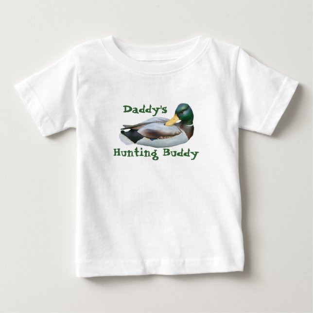T-shirt de nourrisson d'ami de la chasse du papa (Devant)