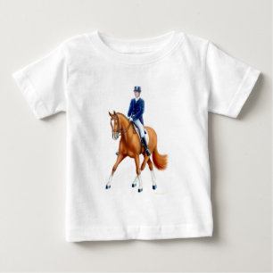 T-shirt de nourrisson de bébé de dressage