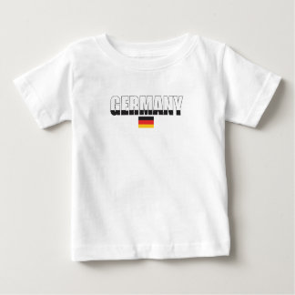 T-shirt de nourrisson de drapeau de l'Allemagne