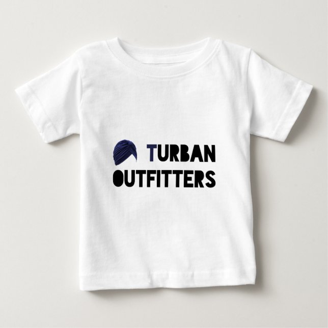 T-shirt de nourrisson de fournisseurs de turban (Devant)