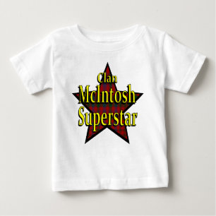 T-shirt de nourrisson de superstar de McIntosh de