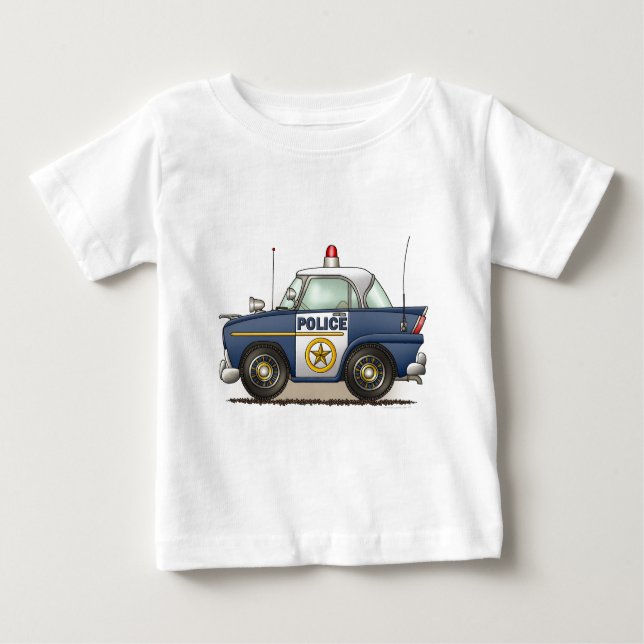 T-shirt de nourrisson de voiture de cannette de (Devant)