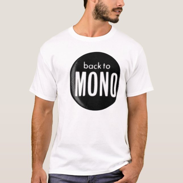 T-shirt de nouveau à mono (Devant)