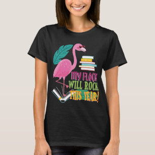 T-shirt De nouveau aux femmes d'hommes d'amant de Flamant