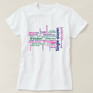 T-shirt de nuage de mot