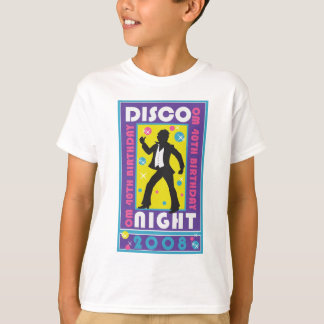 T-shirt de nuit de disco d'enfants