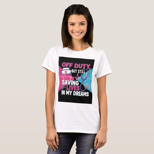 T-shirt de Nurse off Duty (Devant entier)