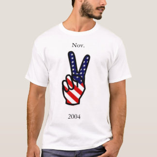 T-shirt de paix de vote