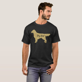 T-shirt de papa de chien du golden retriever | de
