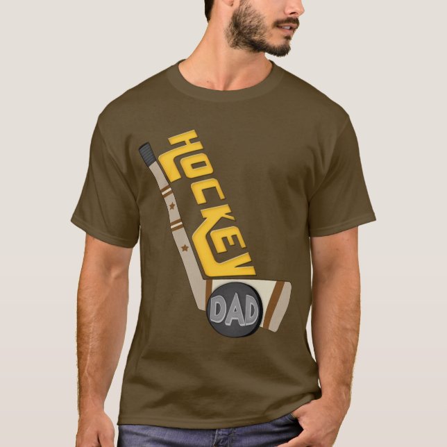 T-shirt de papa d'hockey (Devant)