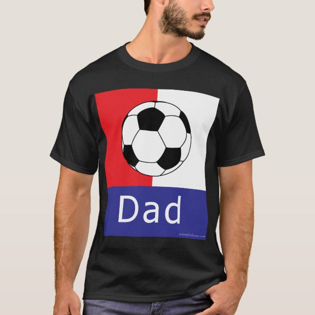 T-shirt de papa du football (Devant)