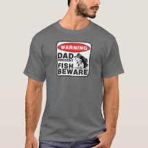 T-shirt de papa - les poissons prennent garde